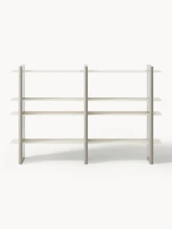 Librerías|Estanterías De Oficina></noscript>Westwing Collection Estantería con elementos de metal Rami Beige claro, greige