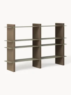 Librerías|Estanterías De Oficina></noscript>Westwing Collection Estantería con elementos de metal Rami Beige claro, greige