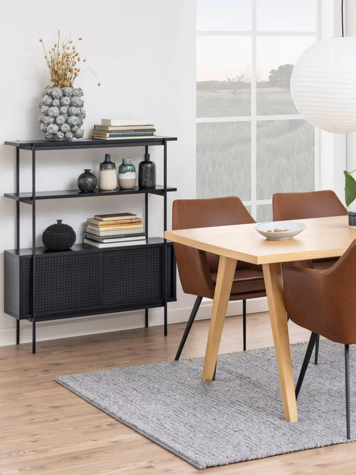 Librerías|Estanterías> Estantería con puertas correderas Angus