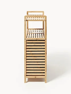Armarios De Baño|Estanterías De Baño></noscript>Westwing Collection Estantería de baño de con cestos de ropa Kit Bambú