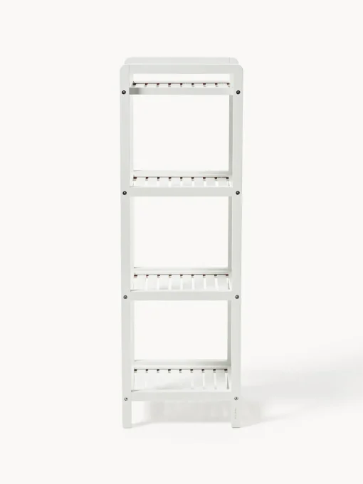Armarios De Baño|Armarios De Baño>Westwing Collection Estantería de baño de bambú Kit Blanco