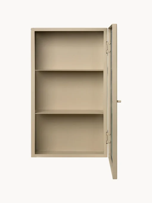 Armarios De Baño|Estanterías De Baño>Ferm Living Estantería de baño de pared Haze Transparente, beige claro