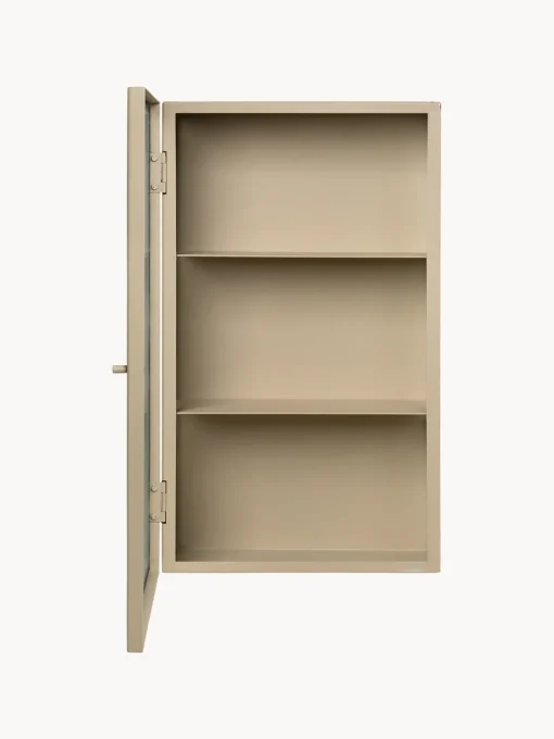 Armarios De Baño|Estanterías De Baño>Ferm Living Estantería de baño de pared Haze Transparente, beige claro