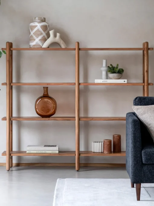 Librerías|Estanterías> Estantería de madera de acacia Cannes