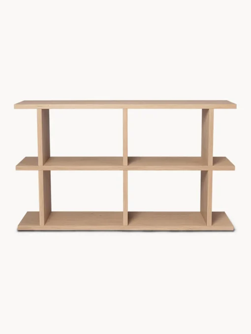 Librerías|Estanterías>Ferm Living Estantería de madera Kona Madera de roble lacada en claro