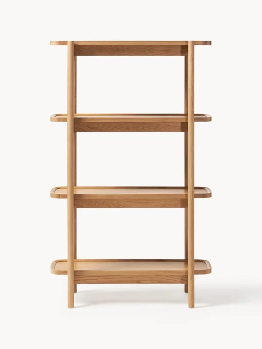Librerías|Estanterías De Oficina>Westwing Collection Estantería de madera Libby Madera clara
