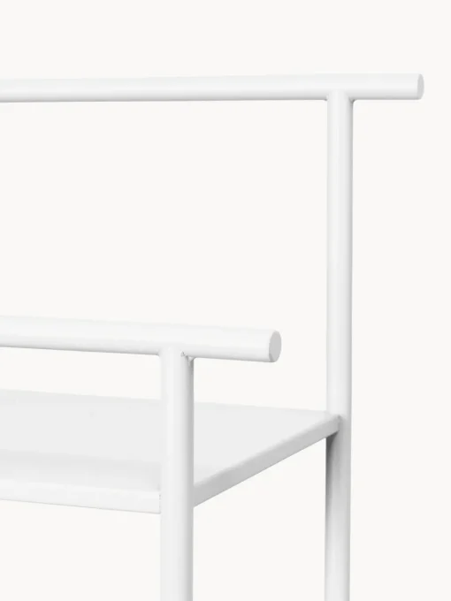 Estanterías De Baño|Librerías>Ferm Living Estantería de metal Dora Blanco mate