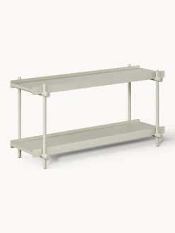 Librerías|Mesas Auxiliares>Westwing Collection Estantería de metal Lana Beige claro