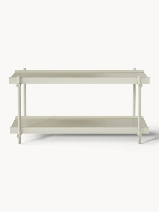 Librerías|Mesas Auxiliares>Westwing Collection Estantería de metal Lana Beige claro