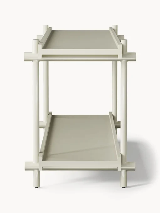 Librerías|Mesas Auxiliares>Westwing Collection Estantería de metal Lana Beige claro