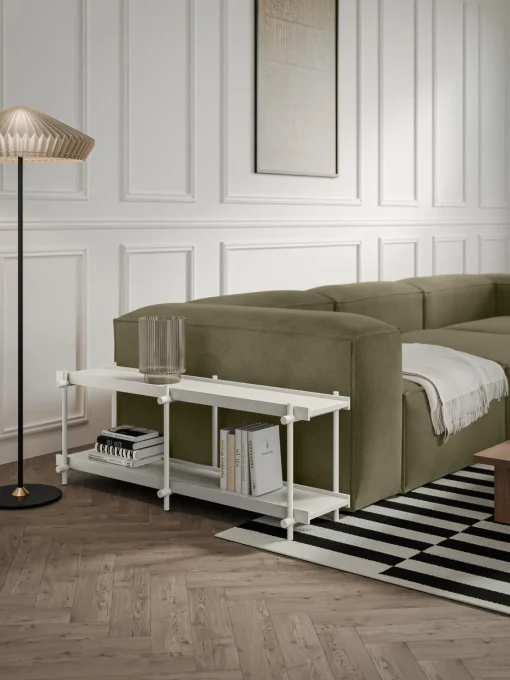 Muebles De Tv|Librerías>Westwing Collection Estantería de metal Lana Beige claro
