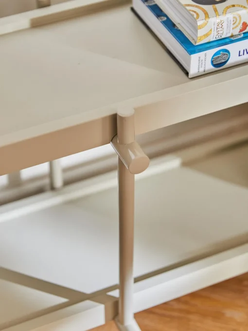 Librerías|Muebles De Tv>Westwing Collection Estantería de metal Lana Beige claro
