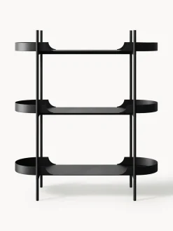 Librerías|Estanterías></noscript>Westwing Collection Estantería de metal Taru Negro mate