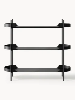 Librerías|Estanterías></noscript>Westwing Collection Estantería de metal Taru Negro mate