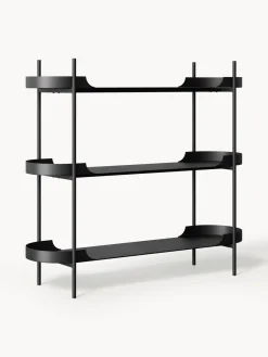 Librerías|Estanterías></noscript>Westwing Collection Estantería de metal Taru Negro mate