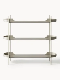 Librerías|Estanterías></noscript>Westwing Collection Estantería de metal Taru Beige claro mate
