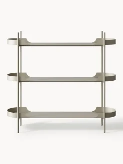 Librerías|Estanterías></noscript>Westwing Collection Estantería de metal Taru Beige claro mate