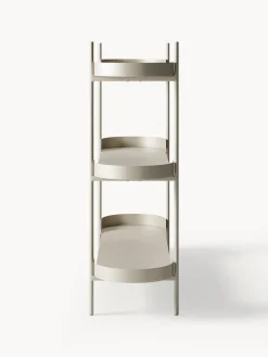 Librerías|Estanterías></noscript>Westwing Collection Estantería de metal Taru Beige claro mate