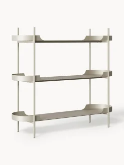 Librerías|Estanterías></noscript>Westwing Collection Estantería de metal Taru Beige claro mate