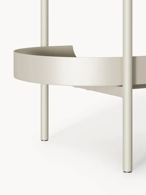 Librerías|Estanterías>Westwing Collection Estantería de metal Taru Beige claro mate