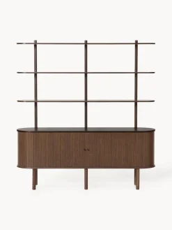 Outlet Estantería grande con frente acanalado Calary Librerías|Estanterías