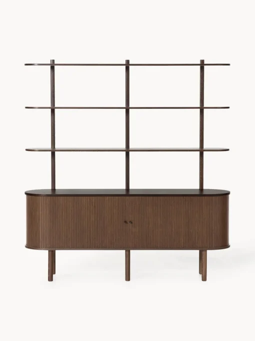 Outlet Estantería grande con frente acanalado Calary Librerías|Estanterías