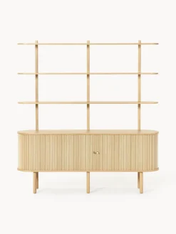 Discount Estantería grande con frente acanalado Calary Librerías|Estanterías