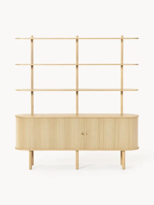 Discount Estantería grande con frente acanalado Calary Librerías|Estanterías