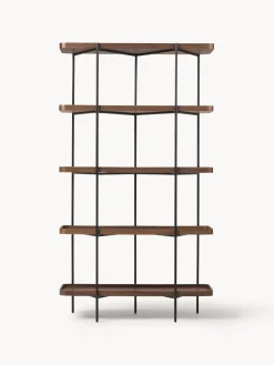 Librerías|Estanterías></noscript>Westwing Collection Estantería grande de madera Renne Madera de nogal