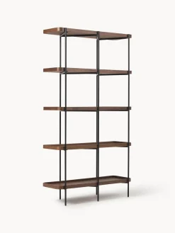 Librerías|Estanterías></noscript>Westwing Collection Estantería grande de madera Renne Madera de nogal