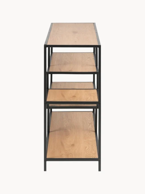 Librerías|Estanterías> Estantería Seaford Look madera, negro