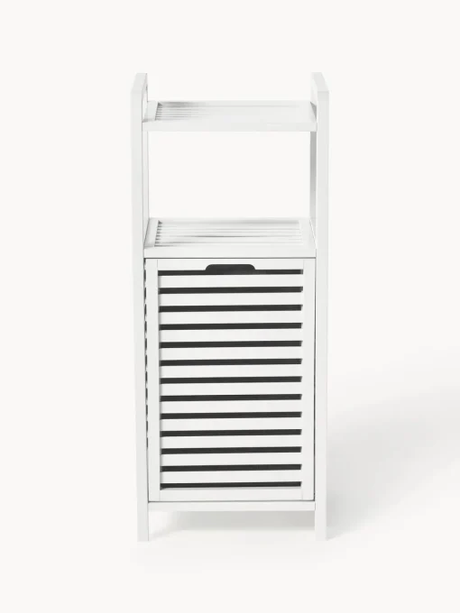 Cestos De La Ropa|Jarrones>Westwing Collection Estanteria de baño con cesta de lavandería Kit Blanco