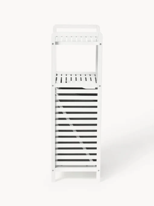 Cestos De La Ropa|Jarrones>Westwing Collection Estanteria de baño con cesta de lavandería Kit Blanco