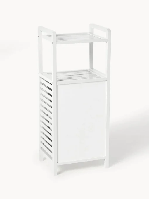 Cestos De La Ropa|Jarrones>Westwing Collection Estanteria de baño con cesta de lavandería Kit Blanco