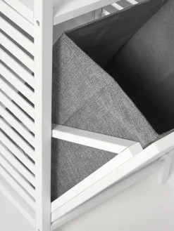 Cestos De La Ropa|Jarrones></noscript>Westwing Collection Estanteria de baño con cesta de lavandería Kit Blanco