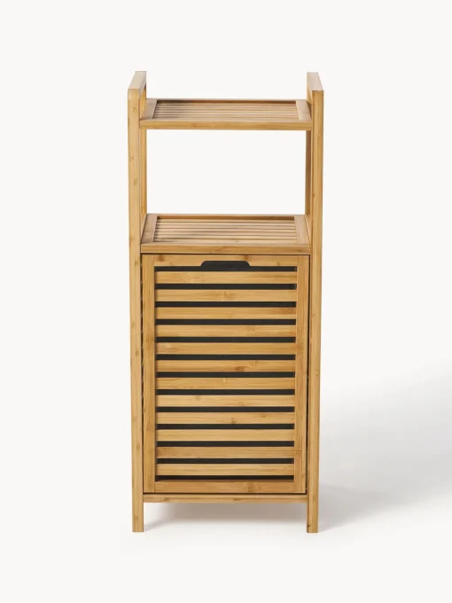 Cestos De La Ropa|Estanterías De Baño>Westwing Collection Estanteria de baño con cesta de lavandería Kit Madera de bambú