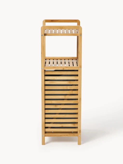 Cestos De La Ropa|Estanterías De Baño>Westwing Collection Estanteria de baño con cesta de lavandería Kit Madera de bambú