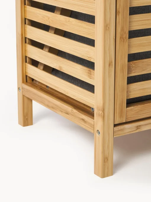 Cestos De La Ropa|Estanterías De Baño>Westwing Collection Estanteria de baño con cesta de lavandería Kit Madera de bambú