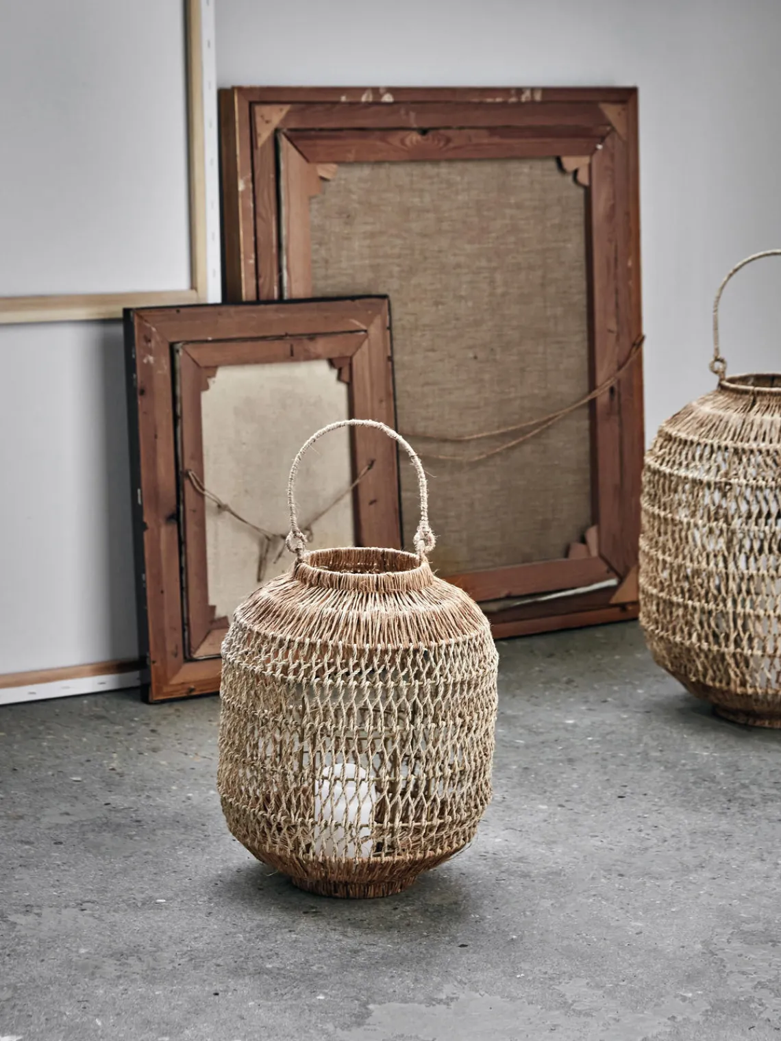 Farolillos|Jarrones>House Doctor Farolillo artesanal de yute Dive