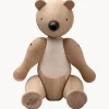 New Figura decorativa de madera de roble artesanal Bär Figuras Decorativas|Jarrones