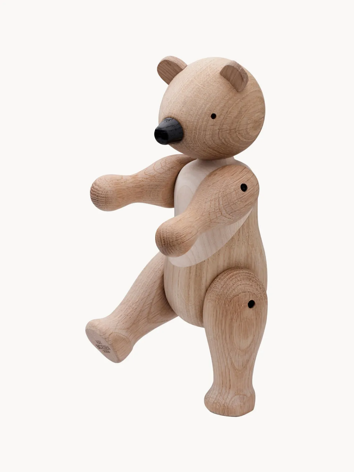 New Figura decorativa de madera de roble artesanal Bär Figuras Decorativas|Jarrones
