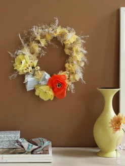 Flores Artificiales|Jarrones></noscript>Studio About Flor artificial artesanal Poppy Naranja