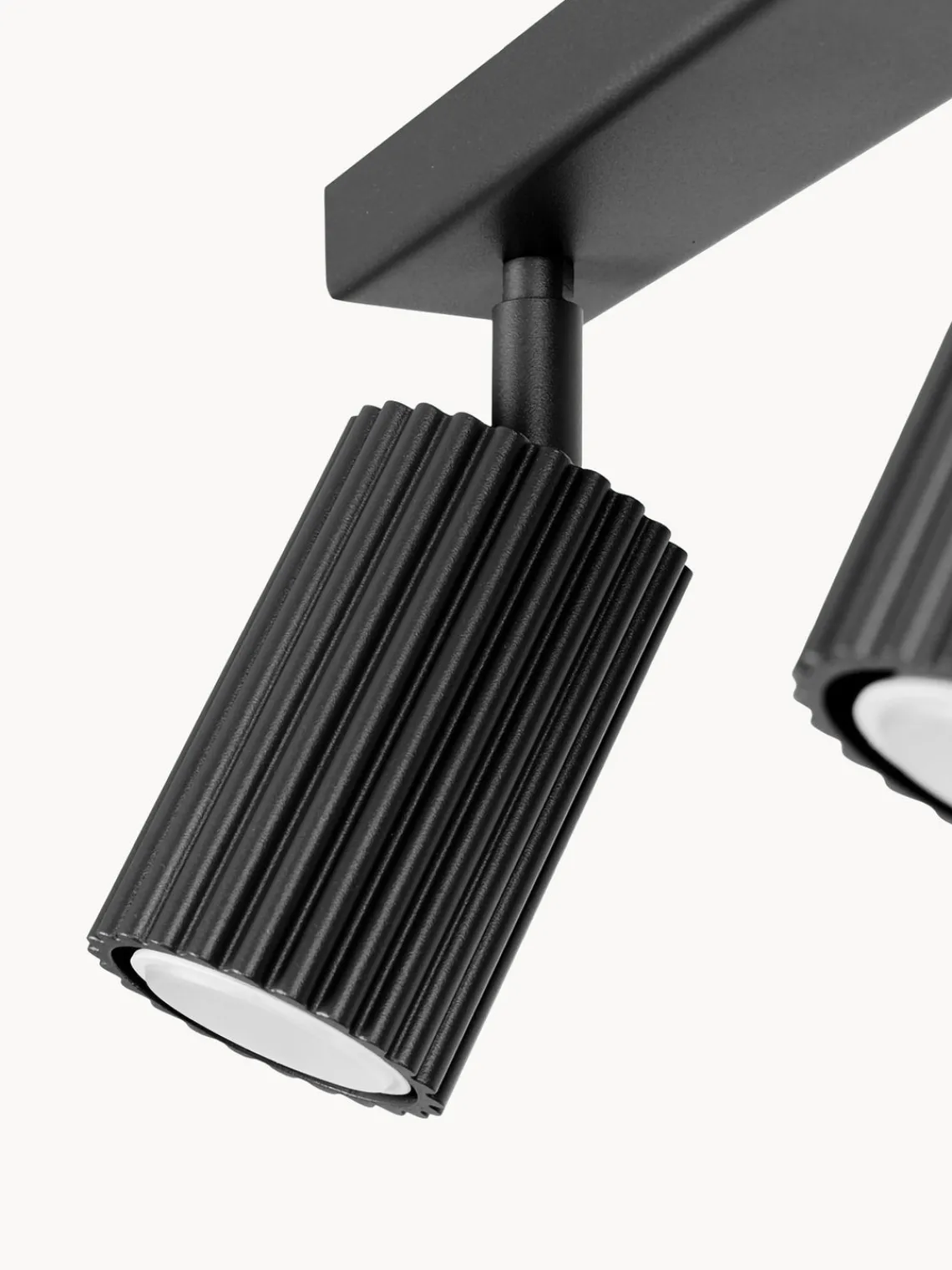 Plafones|Lámparas De Techo> Foco de techo Gleam Negro