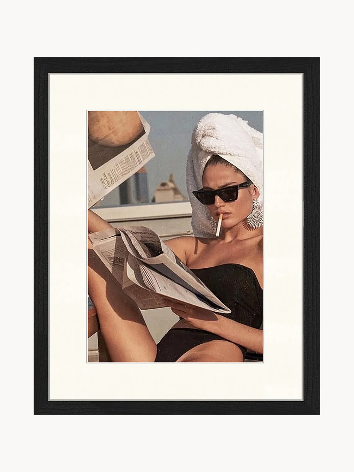 Best Fotografía enmarcada My Morning Paper Cuadros Y Láminas Decorativas|Jarrones