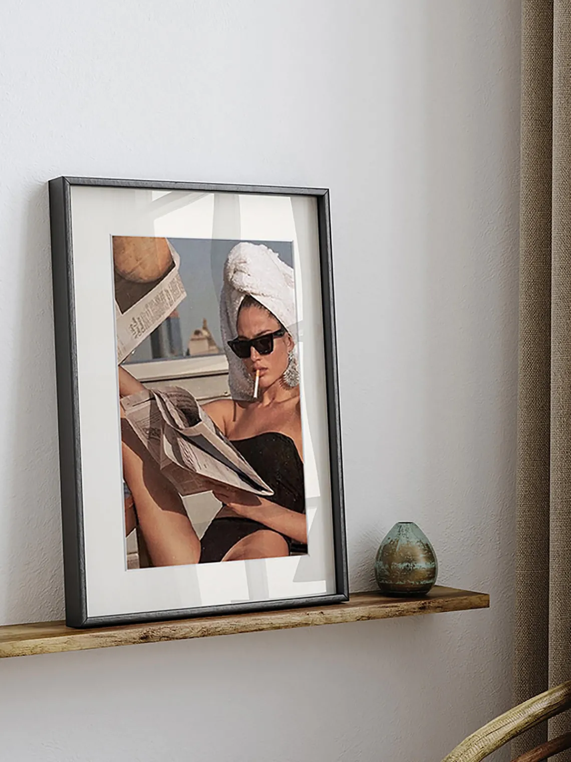 Best Fotografía enmarcada My Morning Paper Cuadros Y Láminas Decorativas|Jarrones