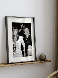 Cuadros Y Láminas Decorativas|Jarrones>Any Image Fotografía enmarcada Serge Gainsbourg & Jane Birkin