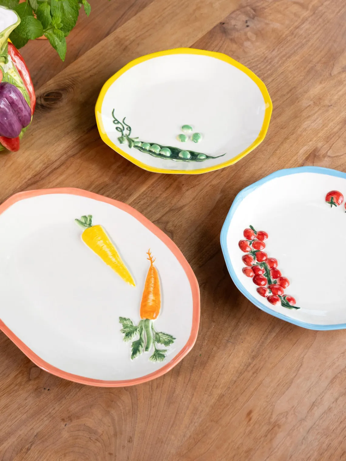 Cuencos Y Platos De Servir|Vajillas Completas>&k Amsterdam Fuente artesanal Pisello