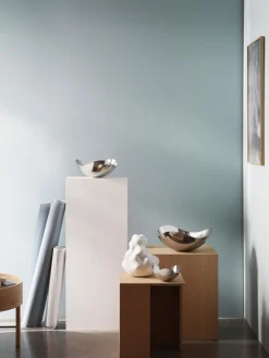 Boles Y Tazones|Vajillas Completas>GEORG JENSEN Fuente de acero inoxidable con forma orgánica Bloom