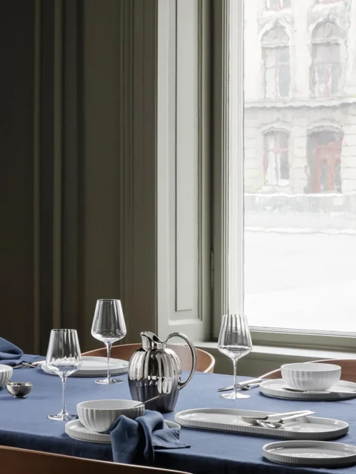 Cuencos Y Platos De Servir|Vajillas Completas>GEORG JENSEN Fuente de porcelana Bernadotte