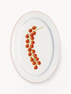 Cuencos Y Platos De Servir|Vajillas Completas>&k Amsterdam Fuente de porcelana Fine Bone China Tomato Tomates